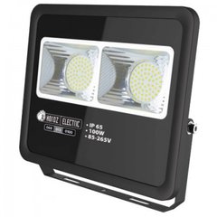 Прожектор SMD LED Lion-100 чорний 100W 6400K 8500Lm 83° 85-265V IP65