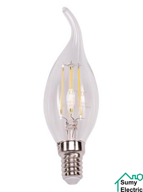 Лампа CA35 filament 4w E14 4000K (074-N)