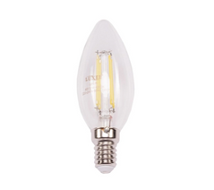 Лампа C35 filament 6w E14 4000K (077-N)