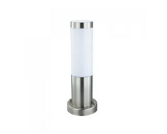 Светильник садово-парковый столбик Defne-3 матовый хром нержавеющая сталь E27 max.60W h325мм 220-240V IP44