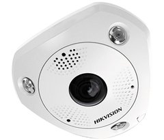 DS-2CD6365G0-IVS (1.27мм) 6Мп Fisheye IP камера серії DeepinView, Білий, до 2.5мм