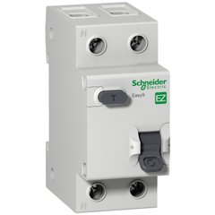 Дифференциальный автоматический выключатель SCHNEIDER EZ9 1Р+N/10А/30мА/ТИП "АС"