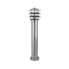 Светильник садово-парковый столбик Kayin-3 матовый хром нержавеющая сталь E27 max.60W h450мм 220-240V IP44