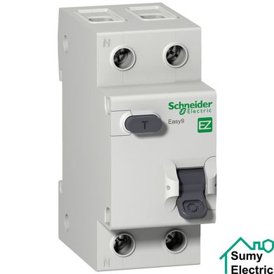 Диференціальний автоматичний вимикач SCHNEIDER EZ9 1Р+N/10А/30мА/ТИП "АС"