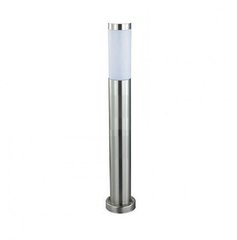 Светильник садово-парковый столбик Defne-5 матовый хром нержавеющая сталь E27 max.60W h800мм 220-240V IP44
