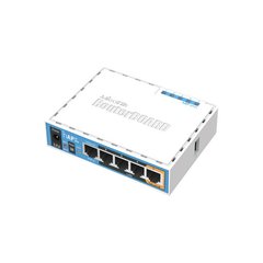 Двохдіапазонна Wi-Fi точка доступу з 5-портами MikroTik hAP ac lite (RB952Ui-5ac2nD)
