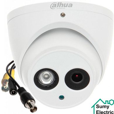 HDCVI відеокамера Dahua DH-HAC-HDW1400EMP-A 4 МП