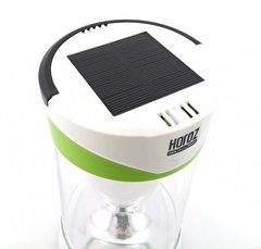 Ліхтар акумуляторний настільний з сонячною батареєю  Romario білий 10W 4V 1.86Ah IP20