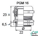 Сальник металевий PGM 16