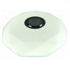 LED-cветильник Luxel с пультом упр.,bluetooth,таймер, рег.ярк.,ночник, 3000/4000/6000К 48Вт (CLNR-48)