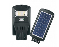LED-світильник Luxel вуличний на сонячних батареях з і/до датчиком руху 50w 6500K IP65 (SSL-50C)