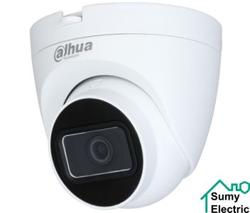 DH-HAC-HDW1200TQP (3.6мм) 2Mп HDCVI відеокамера Dahua c ІК підсвічуванням, Білий, 3.6мм