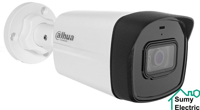 HDCVI відеокамера Dahua DH-HAC-HFW1801TLP-A 8МП з мікрофоном